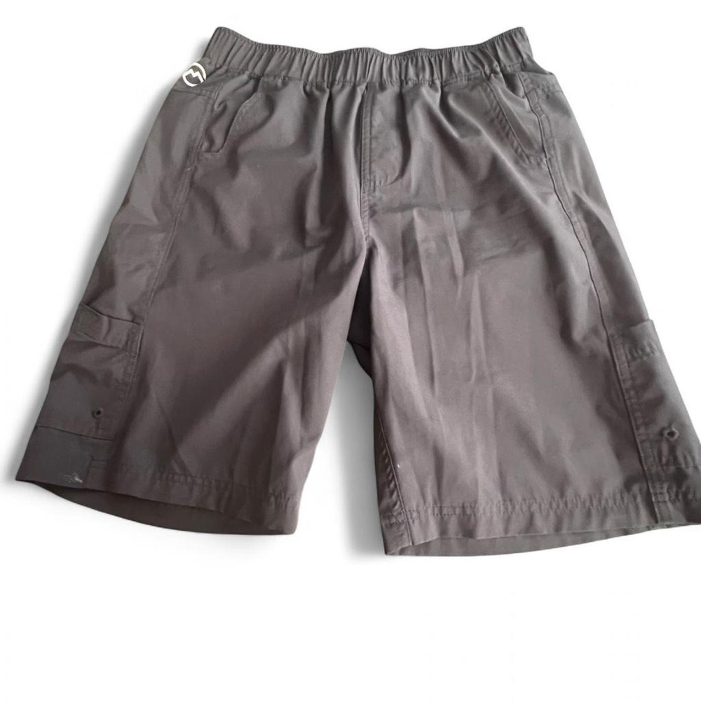 Magellan Black Fish Gear Water Repelling Cargo Style Shorts Youth Boys Lg 14/16